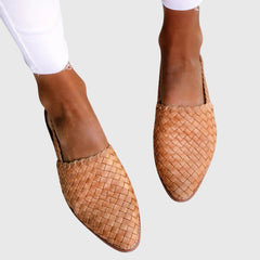 Grace | Dames geweven instap platte schoenen