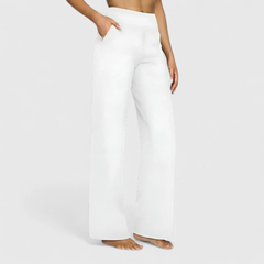 Harmony | Dames Broek met Hoge Taille en Wijde Pijpen