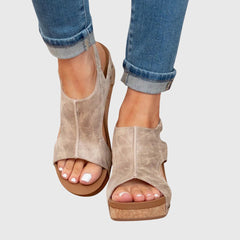 Athena | Dames orthopedische platformsandalen