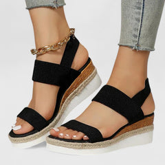 Gwen | Dames orthopedische platform sandalen met bandjes