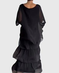 Evelyn | Dames Boho Gelaagde Maxi Shorts Jurk