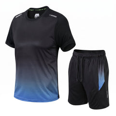 Milan | Heren Ademende Sneldrogende Sportset T-Shirt Shorts