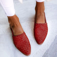 Athena | Dames Lente Geweven Slingback Ballerina's