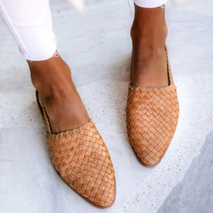 Athena | Dames Lente Geweven Slingback Ballerina's