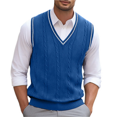 Martin | Men V Neck Sleeveless Sweater Vest