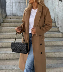 Abigail | Dames Klassieke Lange Trenchcoat
