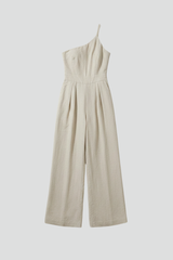 Leilani | Dames One-Shoulder Wide-Leg Jumpsuit