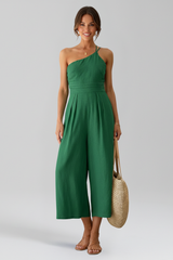Leilani | Dames One-Shoulder Wide-Leg Jumpsuit