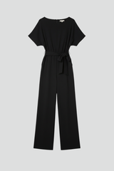 Natalie | Dames Bindgordel Wide-Leg Klassiek Jumpsuit