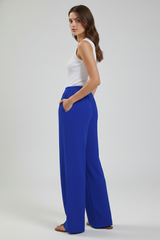 Charlie | Dames Palazzo-broek met trekkoord en zijzakken