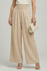 Amara | Dames Palazzo-broek met hoge taille en plooien
