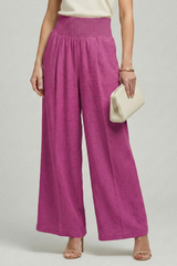 Amara | Dames Palazzo-broek met hoge taille en plooien