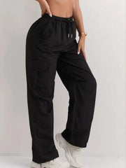 Dahlia | Dames Casual Cargo Broek Met Zakken En Trekkoord