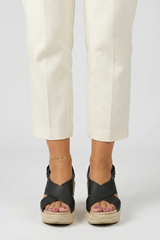 Adalyn | Dames Wedge Crossover Slingback Sandalen