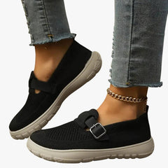Olivia | Dames Ergonomische Instapschoenen met Gespsluiting en Zoolondersteuning