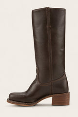 Nina | Dames Kniehoge Leren Slim-Fit Laarzen Gestructureerde Zool