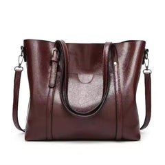 Lieke | Dames Ruime Kunstleren Schouder Tote Bag