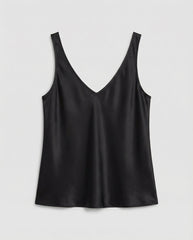 Lisa | Dames Satijn V-hals Brede Bandjes Camisole Top