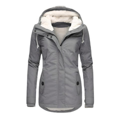 Anna | Dames Winterjas Gevoerde Sherpa Capuchon Waterafstotende Parka