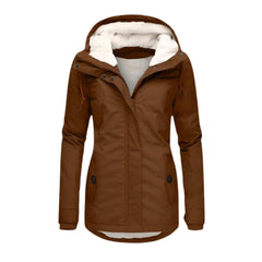 Anna | Dames Winterjas Gevoerde Sherpa Capuchon Waterafstotende Parka