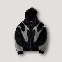 Nolan | Heren Trendy Zip-Up Hoodie met Print