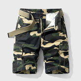 Bowen | Heren Camouflage Cargo Short met Riem