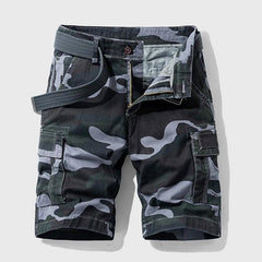 Bowen | Heren Camouflage Cargo Short met Riem
