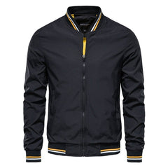 Levi | Heren Casual Ritssluiting Bomber Jack Geribbelde Boorden