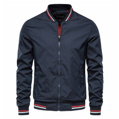 Levi | Heren Casual Ritssluiting Bomber Jack Geribbelde Boorden