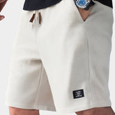 Milan | Heren Casual Wafelstructuur Shorts Elastische Taille