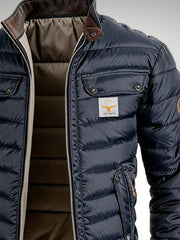Bram | Heren Gewatteerde Winterjas Gevoerde Bomber Steppjacke