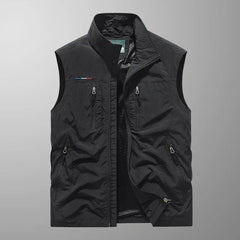 Luuk | Heren Gilet Mouwloos Cargo Vest Lichtgewicht Waterafstotend
