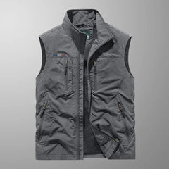Luuk | Heren Gilet Mouwloos Cargo Vest Lichtgewicht Waterafstotend