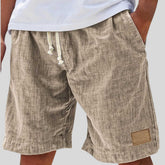 Levi | Heren Linnen Casual Korte Broek Trekkoord Elastische Taille