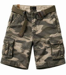 Jesse | Heren Relaxed-Fit Camouflage Cargo Short Multi-Pocket