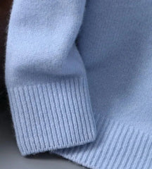 Luuk | Heren Zachte Mohair Gebreide Trui Ronde Hals Pullover