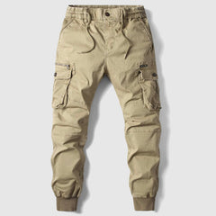 Simon | Heren Slim Fit Cargo Broek Met Zakken