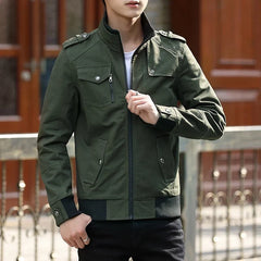 Miles | Heren Casual Bomberjas Met Ritssluiting