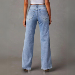 Sydney | Dames Klassieke Rechte Denim Jeans