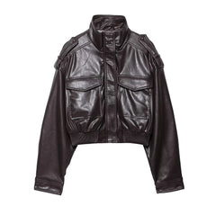Gwen | Dames Bikerstijl Jas Met Ritssluiting