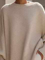 Bella | Dames oversized sweaterstijl shorts top