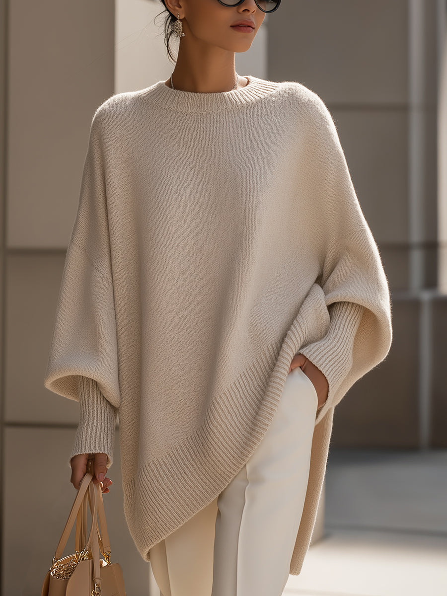 Bella | Dames oversized sweaterstijl shorts top