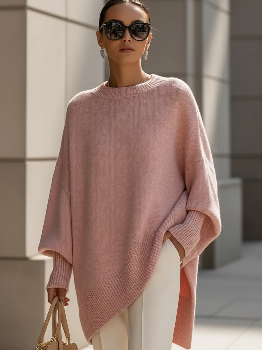 Bella | Dames oversized sweaterstijl shorts top