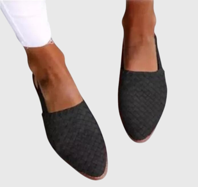 Grace | Dames geweven instap platte schoenen