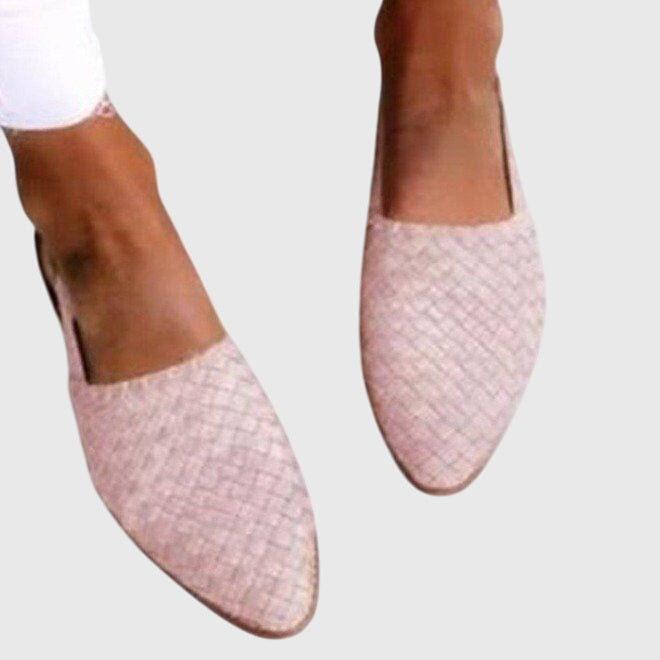 Grace | Dames geweven instap platte schoenen