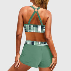 Samantha | Dames Gestreepte Zomer Tweedelige Bikini