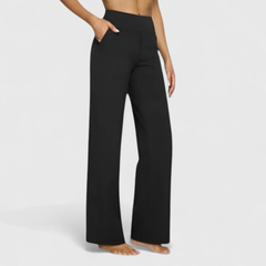 Harmony | Dames Broek met Hoge Taille en Wijde Pijpen