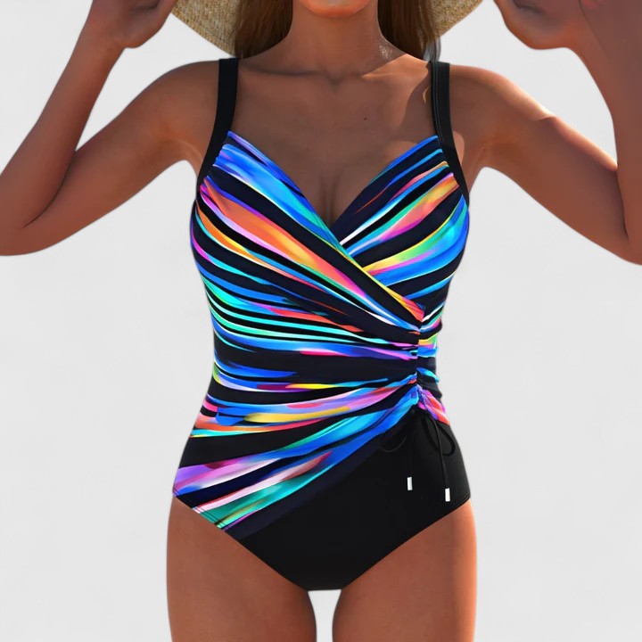 Diana | Dames Moderne Bedrukt Strandbadpak