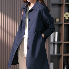 Chloe | Dames Klassieke Button-Up Trenchcoat