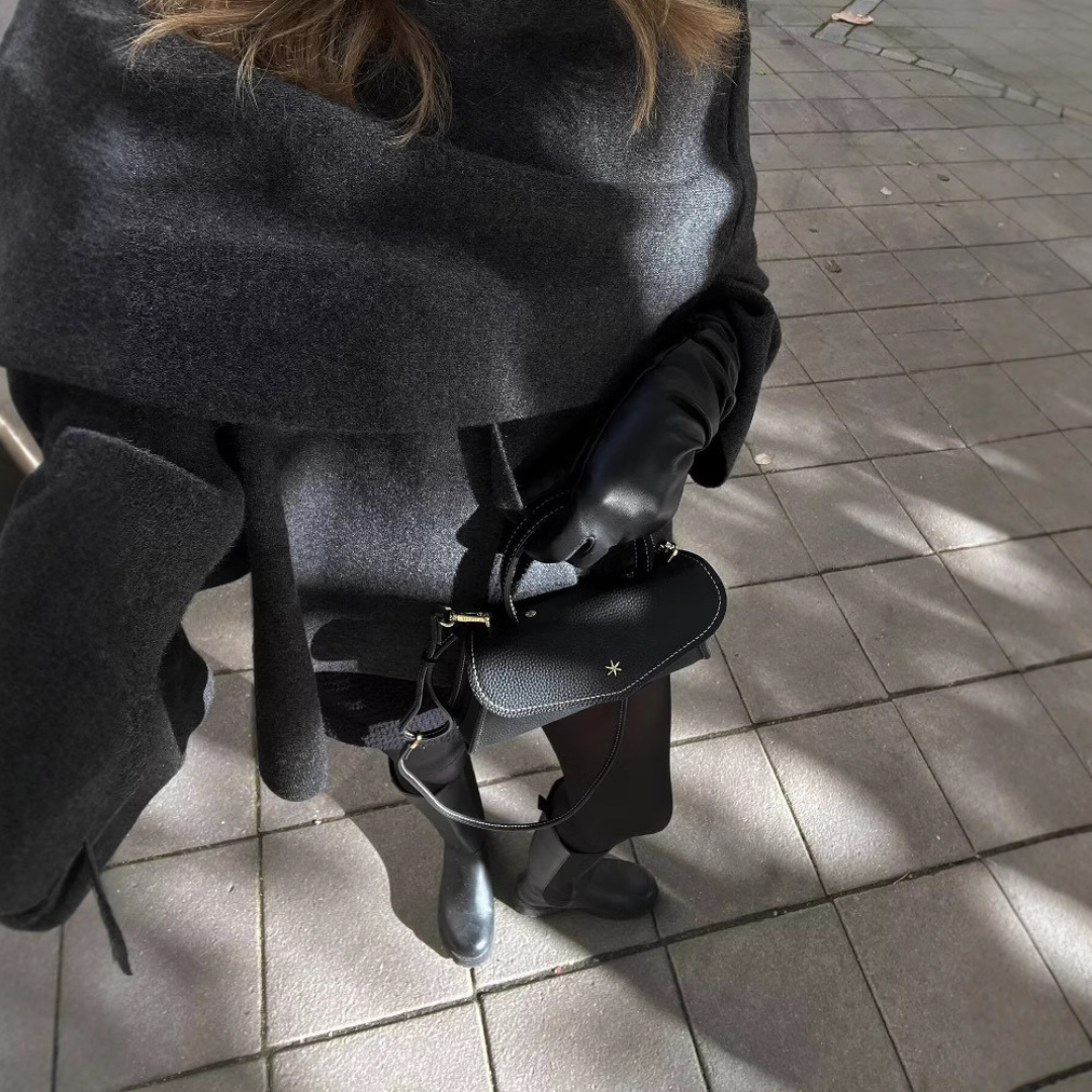 Maya | Dames Elegante Gedrapeerde Cape-Jas